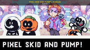 PIXEL SKID AND PUMP! | DaMods Mod for Friday Night Funkin' | FNF Mods