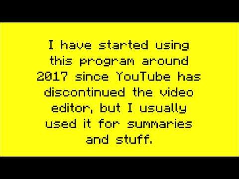 Why I usually used Windows Live Movie Maker for doing video summaries.