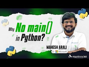 Python in Kannada - Why No main() in Python? | In Kannada