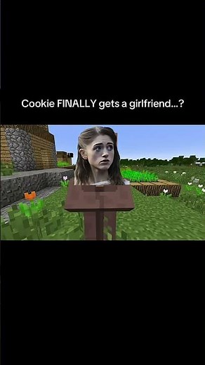 Cookie FINALLY gets a girlfriend @aCookieGod #acookiegod #minecraft #foryou #funny #viral #gaming