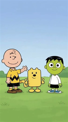 Charlie Brown meets wow wow wubbzy and dash