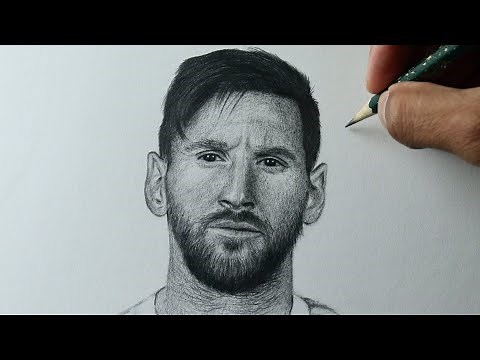 Como desenhar o Messi PASSO A PASSO narrado