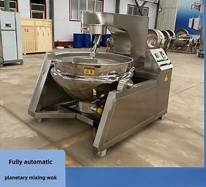 [Hot Item] High Capacity Automatic Fried Rice Cook Kettle Mixer Biryani Cooker Machine Mixer with CE Certificate