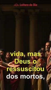 LEITURA DO DIA - 09/04/2026 - PEDRO FALA AOS ISRAELITAS #shorts