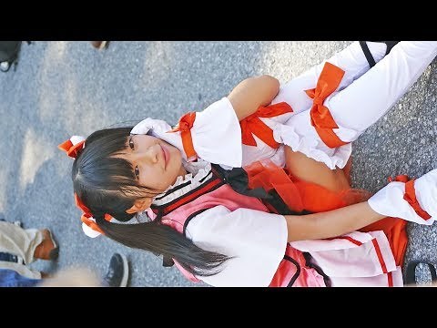 [4k] 女子高生 じょしこうせい Beauty Cosplay Comiket Japan コミケット コスプレ レイヤー Japanese 직캠 신소향
