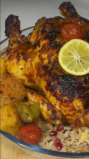Juicy Stuffed Whole Chicken | Crispy Skin