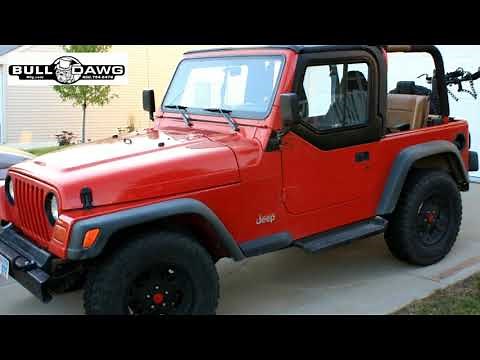 Jeep Wrangler TJ and YJ Upper Door Sliders