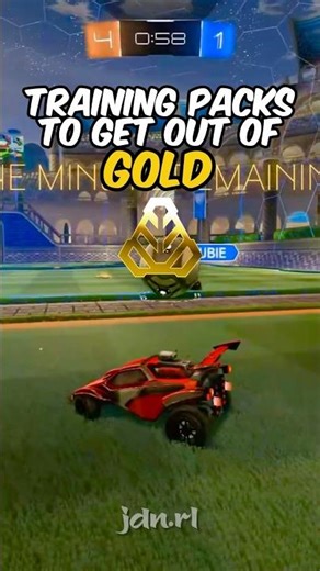 Training packs to get out of GOLD ⭐️ | #rocketleague #tips #rankup #code #tutorial