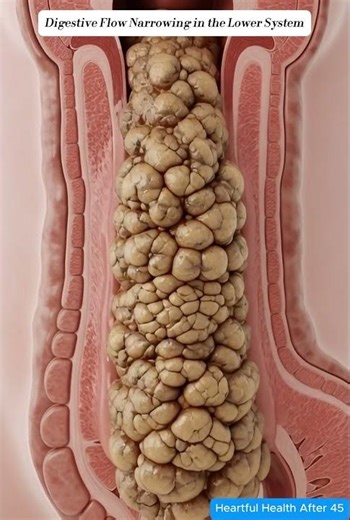 Digestive Flow Narrowing in the Lower System | 3D Health Education
