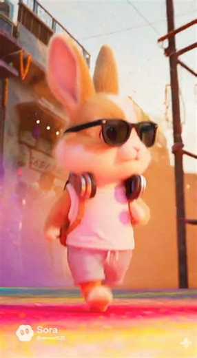 “Bunny’s Insane Escape Through a Holi Color Storm! 🌈💥”🔥