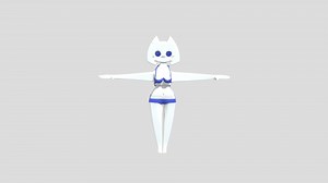 Discord cute catgirl logo - Download Free 3D model by RussiaCrocodileGDC