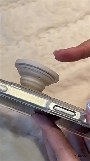 ✨ Elegance meets charm with the 📱 Popout Latte Mickey phone grip and the Serene Mickey phone case from our 🌟 Disney Luxe collection...yes, they are MagSafe 🧲 | PopSockets