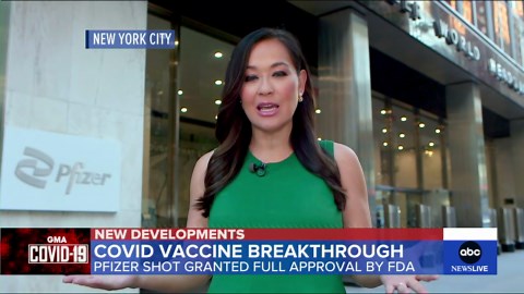 Pfizer COVID-19 vaccine gets full approval by FDA