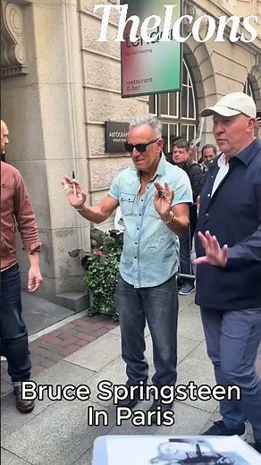 Bruce Springsteen Greets Fans In Paris After His World Tour🌎#brucespringsteen