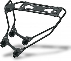 SKS GERMANY Infinity UNIVERSAL AVS Gepäckträger (Fahrradzubehör zum Nachrüsten für Fast jedes Fahrrad, Verstellmechanismus und Schnellspannsystem, Aluminium, mit AVS Klicksystem), schwarz