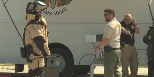 Teens in bomb squad gear get to be a cop for a week