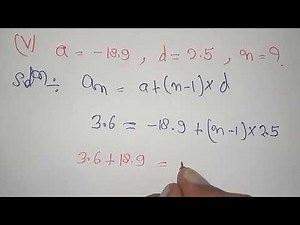 Class 10 math chapter 5 Arithmetic progression || exercise 5.2 || Part 1