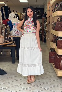 Mexican Maxi Skirt. Mexican Colorful Skirt. Traditional Long Skirt. Latina Style. Fashion Skirt. Bohemian Skirt. Made in Mexico. More Colors - Etsy