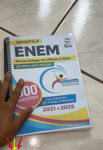Apostila ENEM: Provas 2021-2025 em Promoção