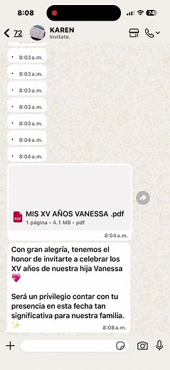 Cómo hacer invitaciones digitales para XV años
