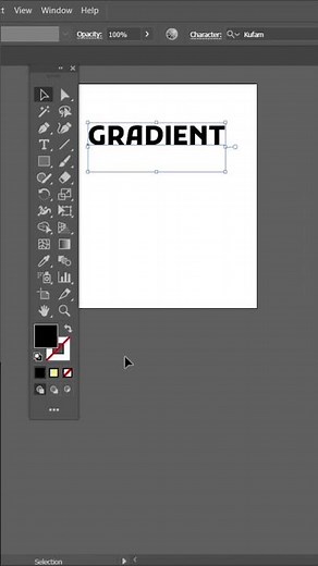 How to Apply a Color Gradient to Text in Adobe Illustrator #AdobeIllustrator #IllustratorTips