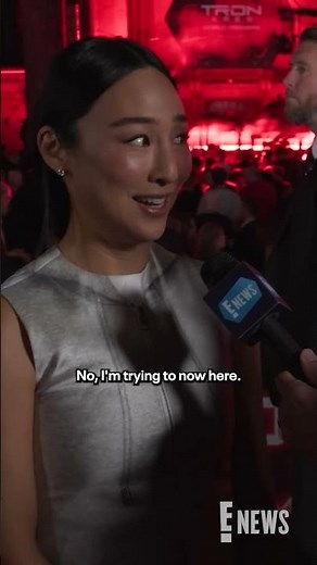 Greta Lee reflects back on her career at the premiere of "Tron: Ares."