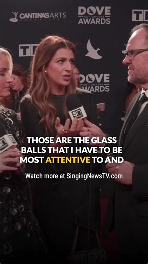 🙌 Brooke Ligertwood shares nuggets of truth about priorities on the Dove Awards Red Carpet with Singing News Radio's Joseph Reed and guest-host Kristen Bearfield. 📺 Watch more at SingingNewsTV.com. | Singing News