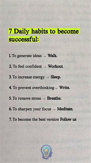 7 Daily Habits of Successful People