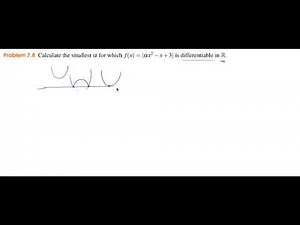 Calculus - Problem 7.8 - Differentiability