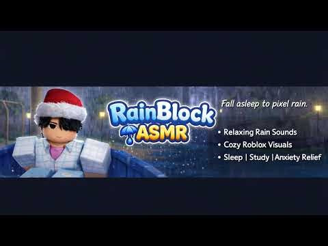 Roblox Rain Night ASMR 🌧️ | Cozy Park Vibes for Sleep, Study & Relax