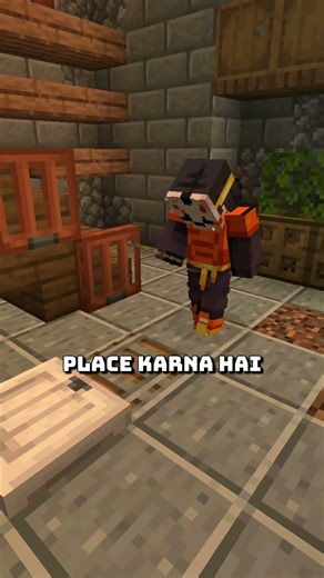 how to make working chair in Minecraft