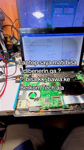 Service Laptop Asus Mati Total #fyp #berkomtech #viral #servicelaptopcikarang #servicelaptop