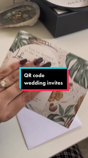 We chose magnetic invites with QR code to direct guests to our website. Super fun and budget friendly way to invite guests #wedding #ukwedding #diywedding #weddinginvite #budgetfriendly #budgetbride #weddingideas #weddingtiktok #bridetobe