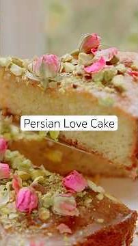 Persian Love Cake Recipe | Easy Cake Recipe with Rosewater! 🌹🍰 #cakerecipe #cake #rosewater