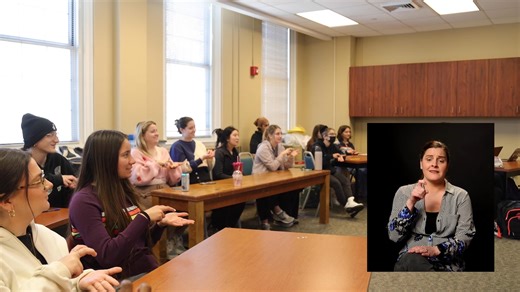 The University of Louisiana at Lafayette will offer its first ASL and Deaf Studies minor beginning in Fall 2024 to meet a growing demand from students. It comes at a time when American Sign Language is enjoying increased visibility across pop culture. Leah Dawsey and Katie Potier, instructors in the Department of Communicative Disorders, envision their ASL and Deaf studies curriculum becoming a pipeline for future teachers for the Deaf and hard-of-hearing communities in Louisiana. It's also a ga
