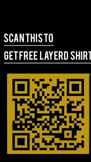 Scan this for free layered clothing in roblox thanks (sharkblox for qr code)