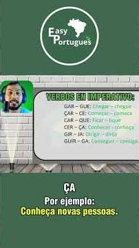 Aprende el imperativo en portugués 🇧🇷