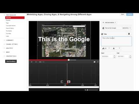 YouTube Annotation Editor Tutorial