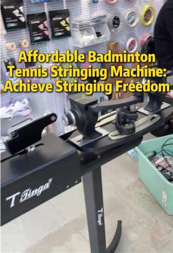 Affordable Badminton Tennis Stringing Machine:Achieve Stringing Freedom!🏸#badminton #badmintonplayer #sports #fypシ゚ #tennis🎾