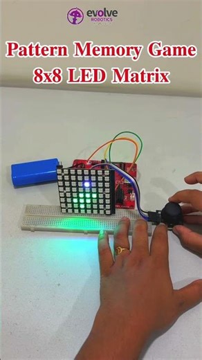 Memory Game on Arduino 🧠 | DIY Evolve Robotics #shorts