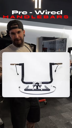 🛜 long. Beach Custom Baggers .com ☎️ 562-449-7199 text / call 📞 Pre wired handlebars black or chrome | Long Beach Custom Baggers