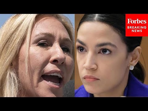 JUST IN: Marjorie Taylor Greene Speaks Out Amidst AOC Confrontation Controversy