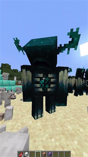 minecraft realistic warden vs dog