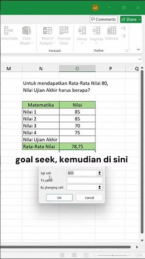 How to Use Goal Seek in Excel #computertutorial #excel #exceltips #exceltutorial
