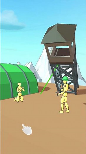 Tower Drop Challenge! 🏰💥 Revenge on Military! #HPGaming #gaming #gameplay #games #gamingindia