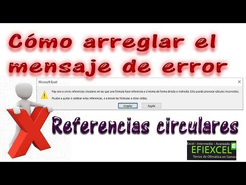 Cómo arreglar el error de referencias circulares en Excel