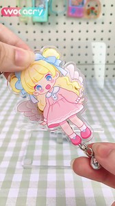 wooacryofficial on Instagram: "TutorialHow to make a wing keychain? Let me tell you how it works Remember,you can make any acrylic you want with the “Diy Design Acrylic “,don’t be limited by the items! #customkeychain #diykeychain #acrylickeychain #forartists #artbusinesstips"