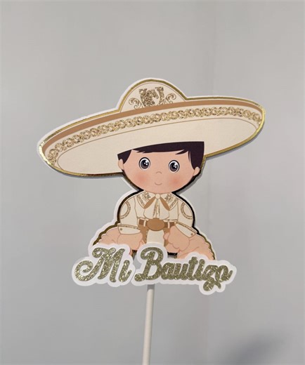 Charro Cake Topper, Baby Charro, Primer Comunion, Baptism Decoration - Etsy