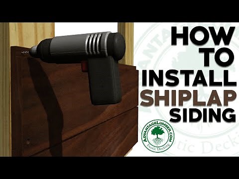 How To Install Shiplap Siding