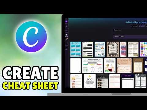 How To Create A Cheat Sheet On Canva (2026) - Make A Cheat Sheet/Micro Cheat In Canva